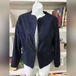 XOXO plaid blazer (L)
